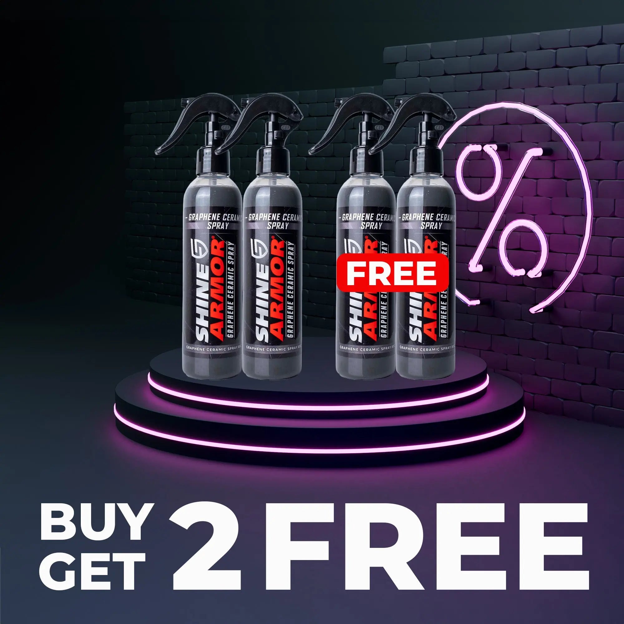 11.11 Sale - Buy 2 Get 2 - Graphene Ceramic Spray Shine Armor