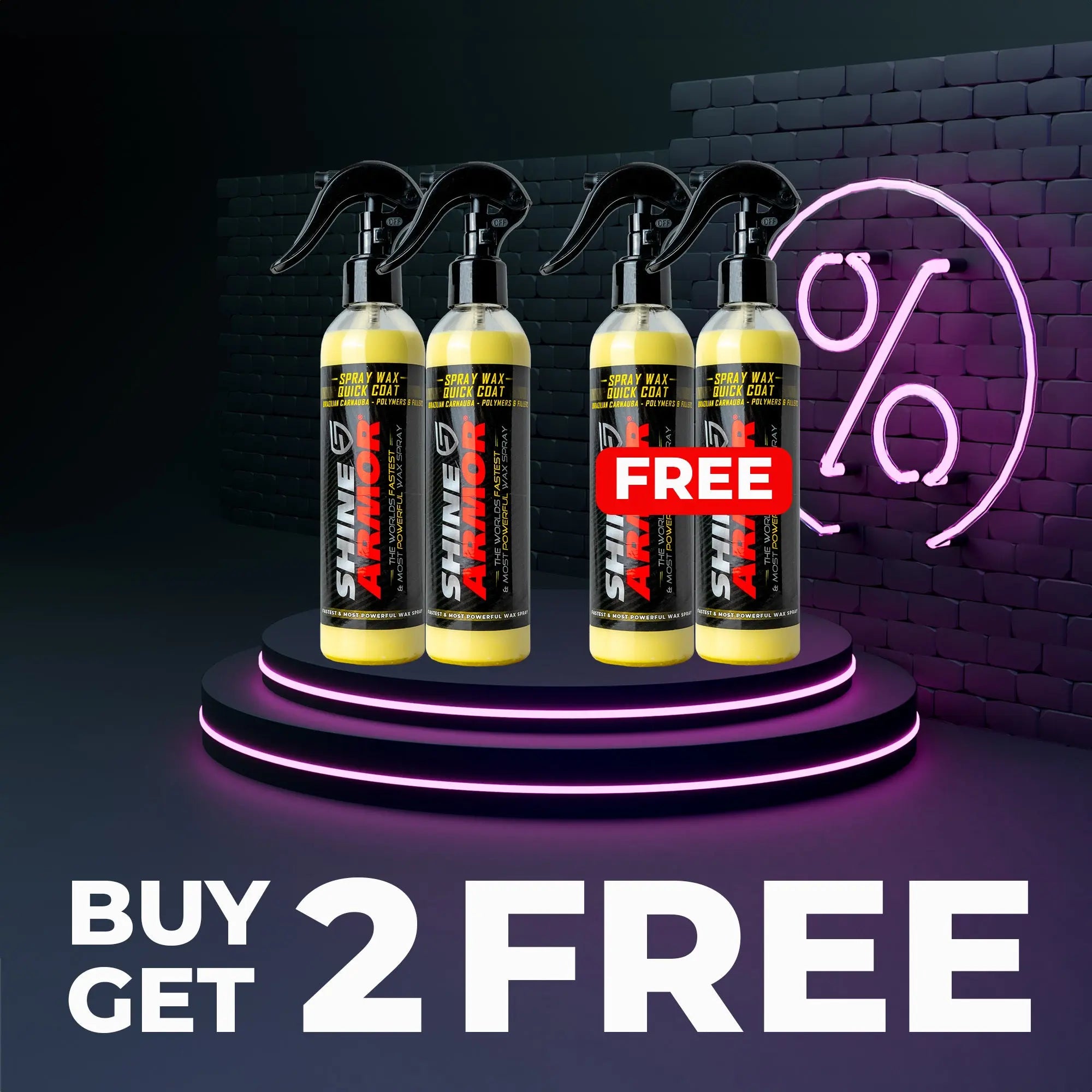 11.11 Sale - Buy 2 Get 2 - Spray Wax Coating Shine Armor