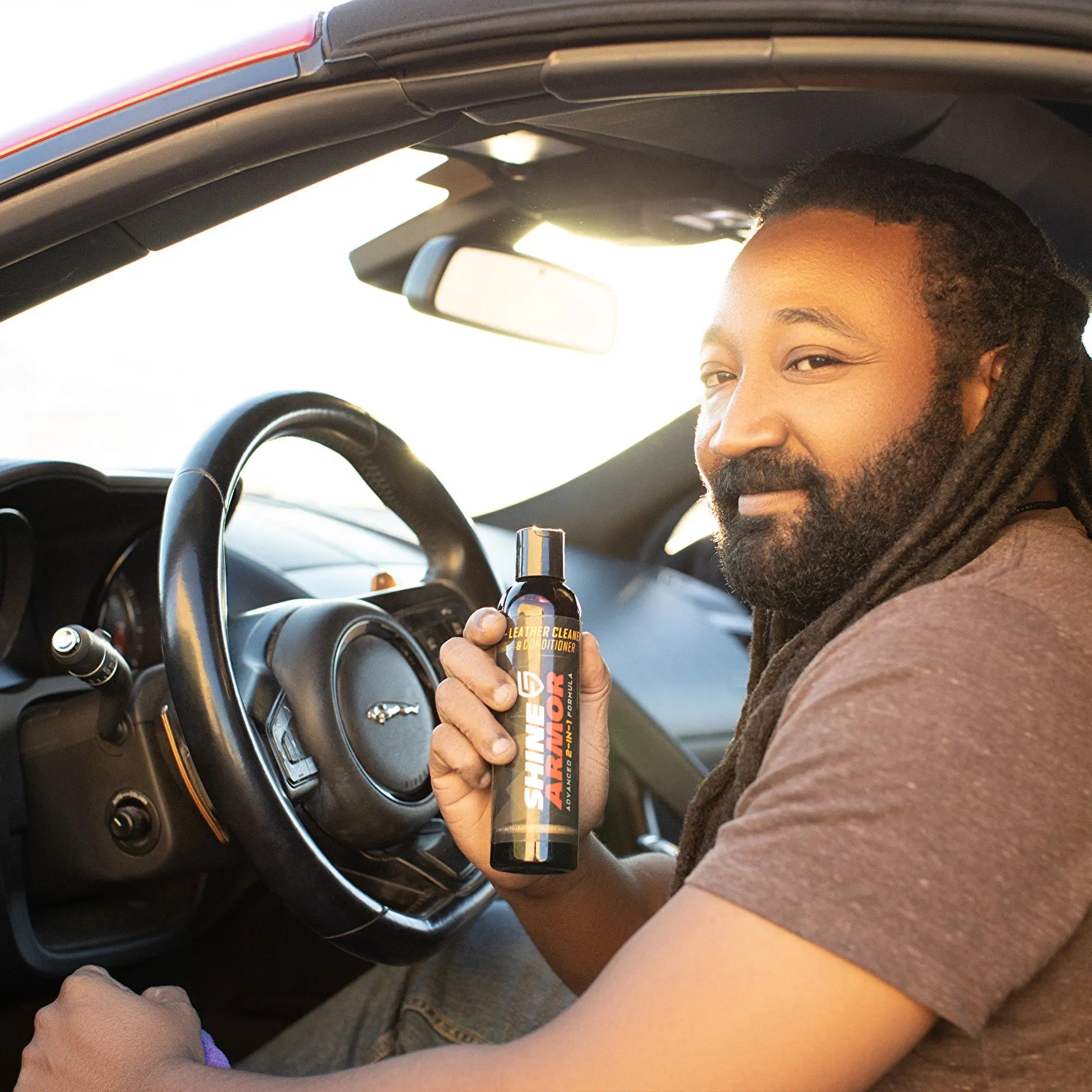 Car Leather Cleaner and Conditioner Shine Armor