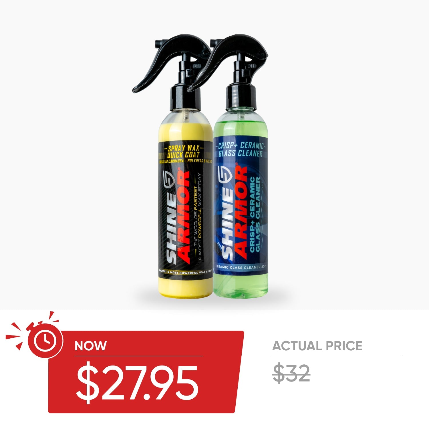 Crisp+ & Spray Wax Coating - Bundle Kit Shine Armor