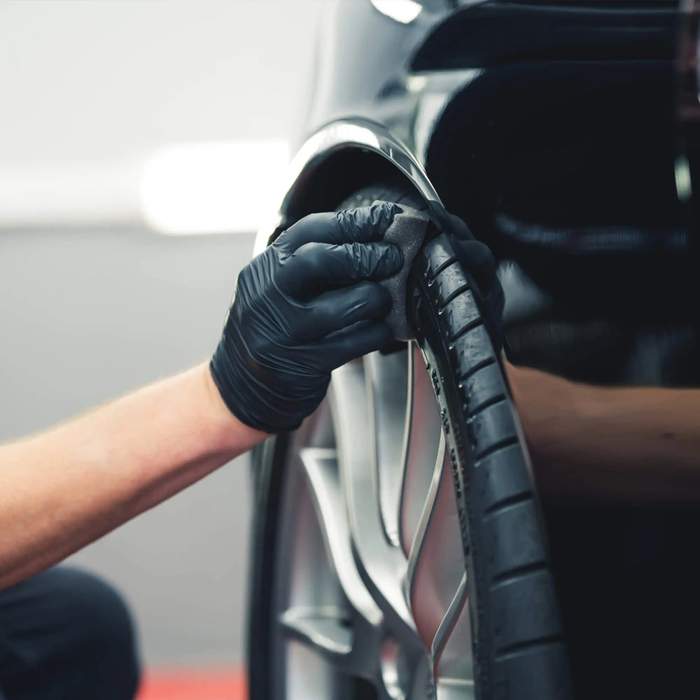 
                  
                    "Professional grade tire shine gel"
                  
                