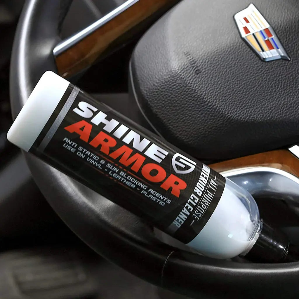 SHINE ARMOR Fortify Quick Coat & Car Interior Cleaner, Ceramic Coating &  All Purpose Car Interior Cleaner