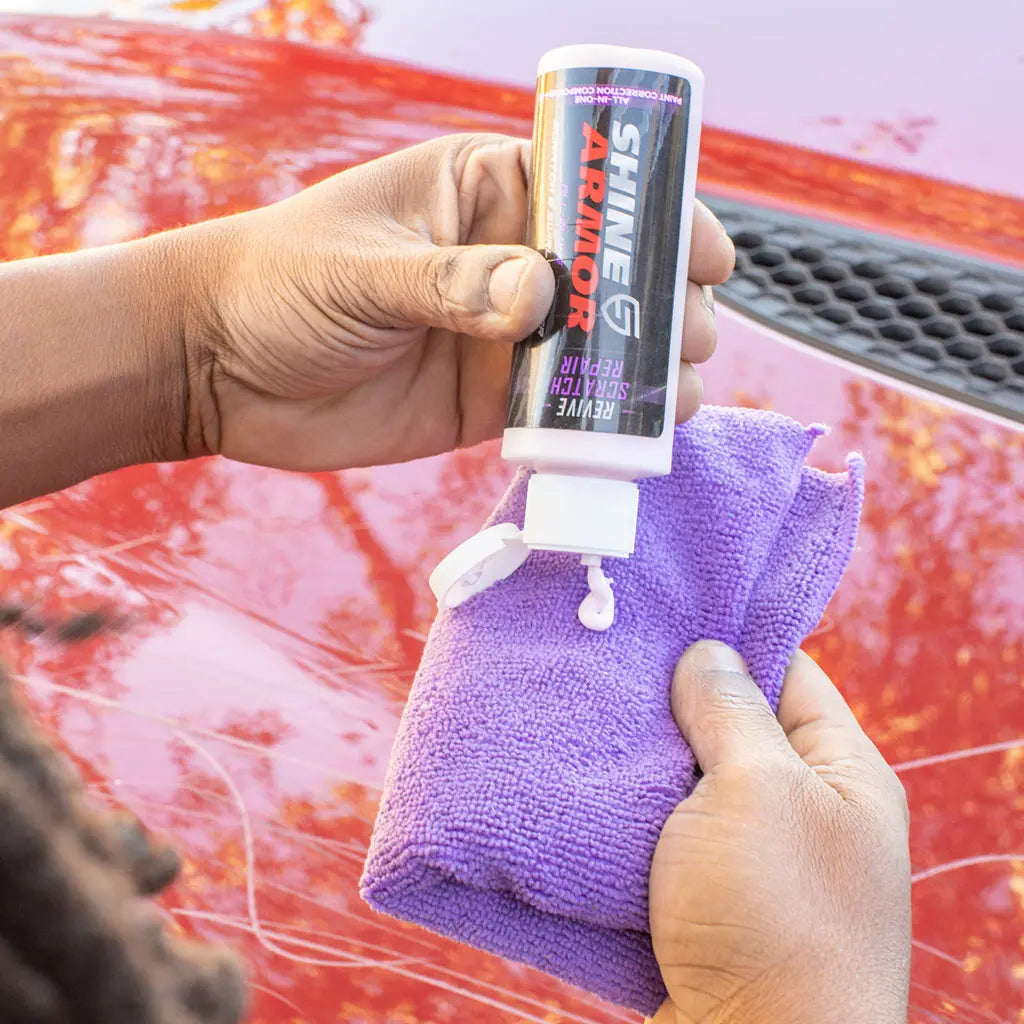 Get Rid of Minor Scratches - Shine Armor Car Scratch Repair